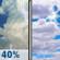Sunday: Chance Showers And Thunderstorms then Mostly Cloudy