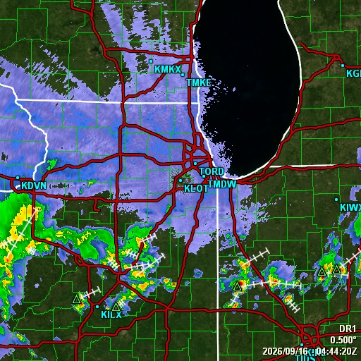 GRLevel3 radar from NWS station KLOT