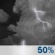 Friday Night: Scattered Showers And Thunderstorms