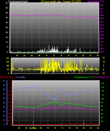 24 Hour Graph for Day 10