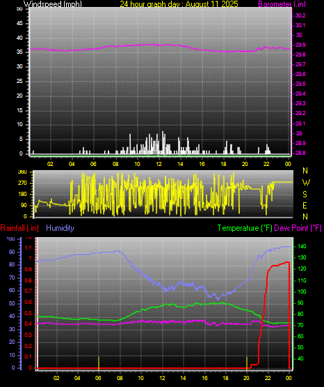 24 Hour Graph for Day 11