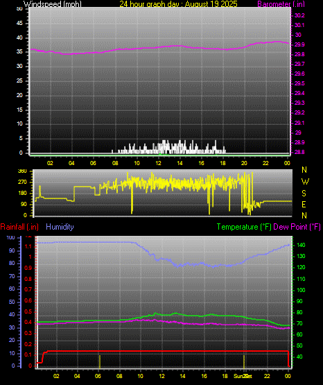 24 Hour Graph for Day 19