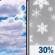 Saturday: Partly Sunny then Chance Snow
